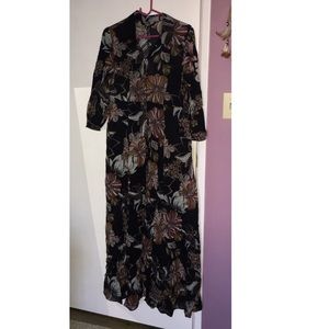 Floral Maxi Dress / Kimono